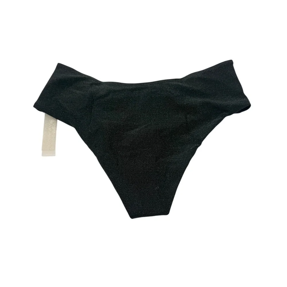 Devon Windsor Scarlett‎ Top Elsa Bottom Bikini Set Midnight Green Metallic M